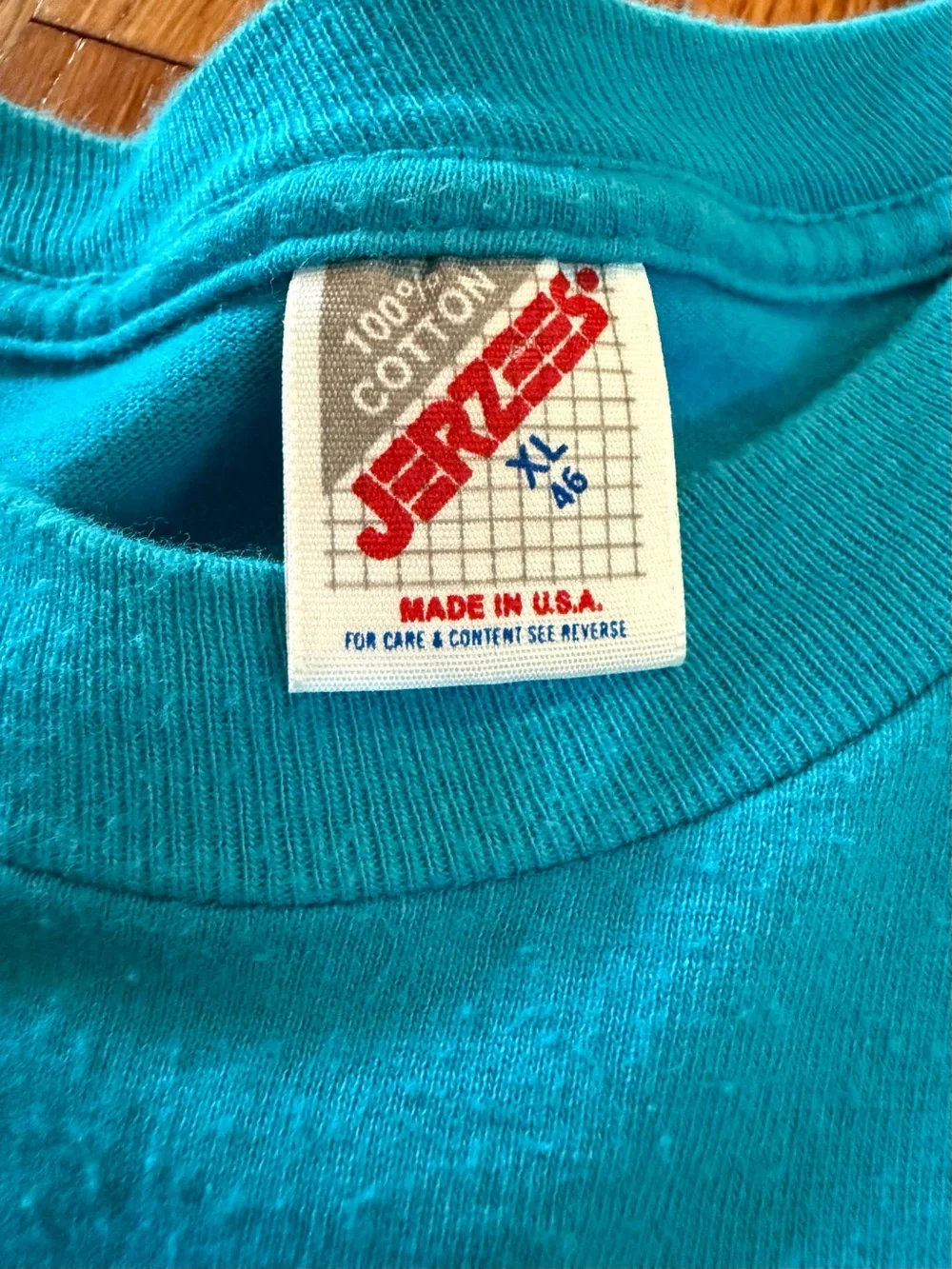VINTAGE Mallard Duck Shirt Mens XL Blue Graphic Tee Jerzees Made USA 80s 90s